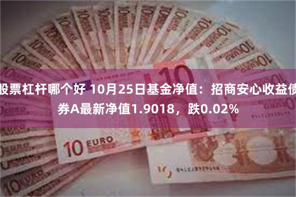 股票杠杆哪个好 10月25日基金净值：招商安心收益债券A最新净值1.9018，跌0.02%